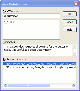 Shown is the Preview view of the Data Window object.