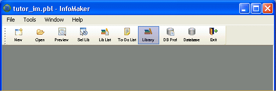 Shown is the Power Bar with the Library button circled.