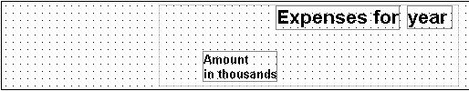 The controls are surrounded by a large gray rectangle that extends from the position of the large dot in the previous illutration down to the rightmost corner of the grid. 