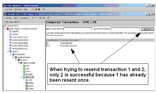 Resending Completed Transactions