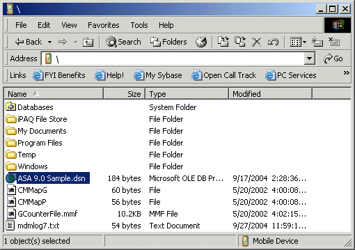 Shown is the Customer window titled Maintain Customers 1. Across the top half of the screen are the column headings Customer I D, First Name, Last Name, and Company Name. They have rows of actual data and a hand icon at the left points to the top row. The bottom half of the screen shows data in labeled text boxes on the left side for Customer I D, First Name, Last Name, Company Name, and Phone Number. On the right side are labeled text boxes with data for Address and City, a drop down for State set to NJ, and then a text box with data for Zip Code.