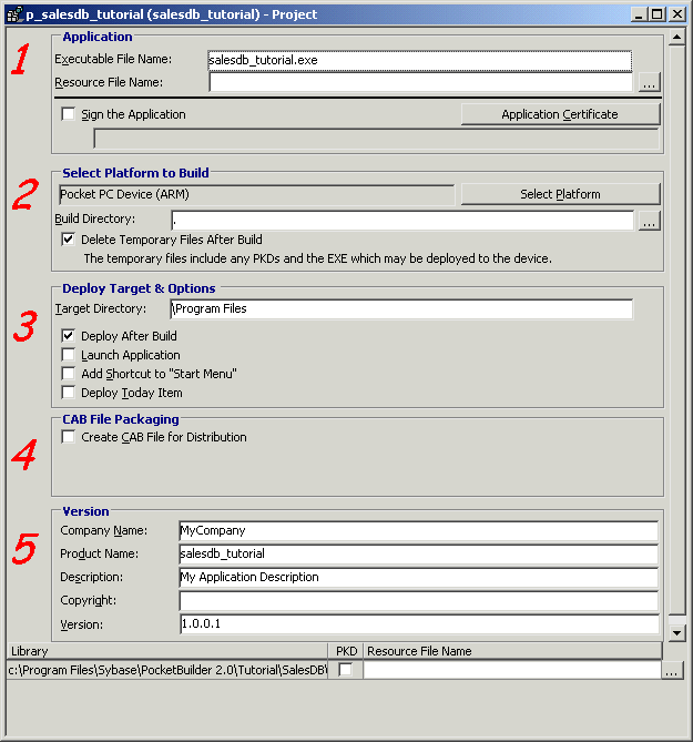 Shown is the Icon page of the Application property sheet. It displays a text box for Icon Name with the entry PowerBuilder 10 dot 0  Tutorial  Tutorial dot i c o and next to it is Browse button. Displayed is an icon of a graduation cap and diploma.