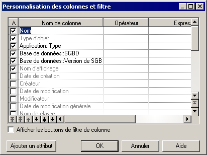 Mixed Object List - Filter