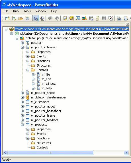 Shown is the System Tree