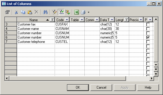 In Column Filter 3